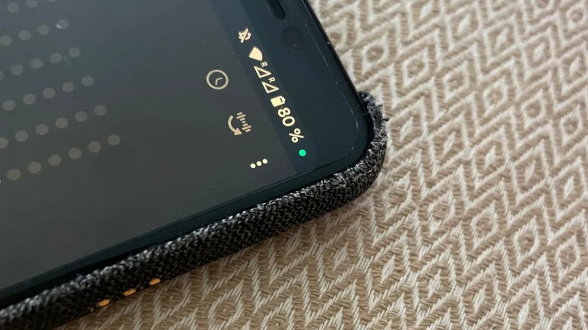 Der grüne Punkt auf Android-Smartphones: Was Sie wissen müssen